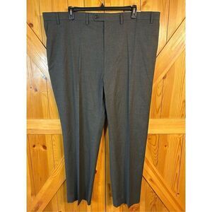 Shaquille O'Neal XLG  Big and Tall Stretch Fabric Classic Fit Flat Front Suit Pa